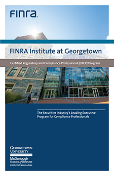 FINRA Institute at Georgetown Online Brochure