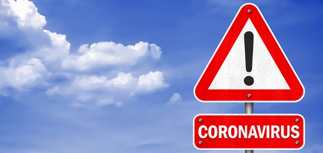Coronavirus Road Sign