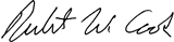 Robert Cook signature