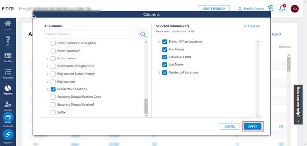 FINRA Gateway instructions screenshot