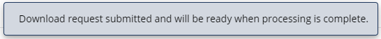 download request submitted button