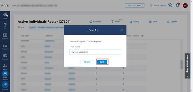 FINRA Gateway instructions screenshot