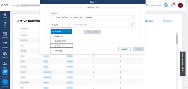 FINRA Gateway instructions screenshot