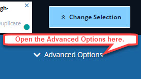 fund analyzer advanced options