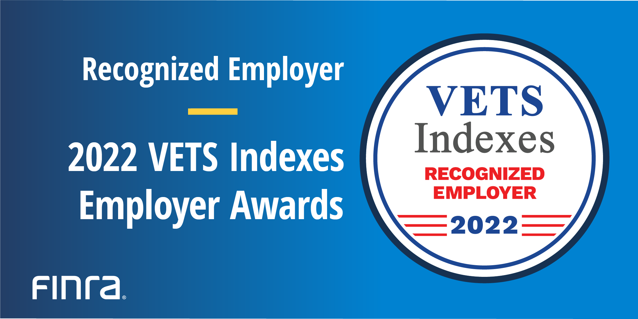 VETS Indexes Employer Awards