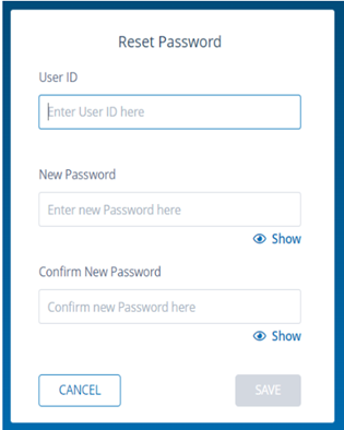 section 4.2 reset password screen new