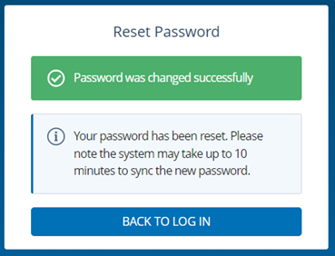 section 4.3 reset password success screen new