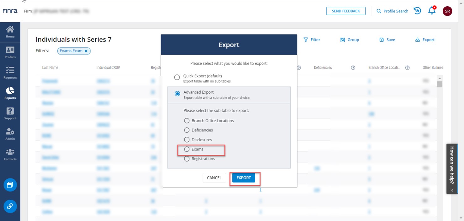 Exam Credit Tracking Image 14