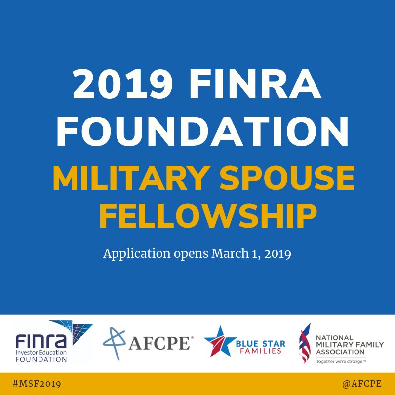 2019 FINRA Foundation Military Spouse Fellowship