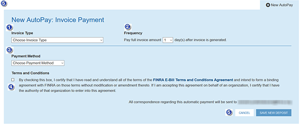 AutoPay Invoice Payment