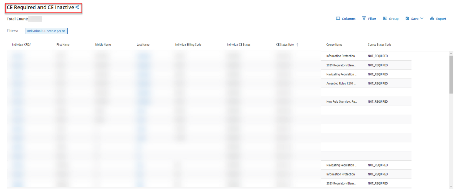 Annual Continuing Education Obligations